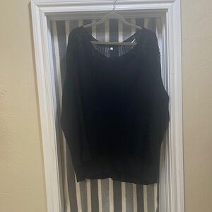 SHEIN Elegant Black Off-the-Shoulder Sweater